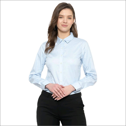 Pure Cotton Formal Female Shirt Age Group: Adult