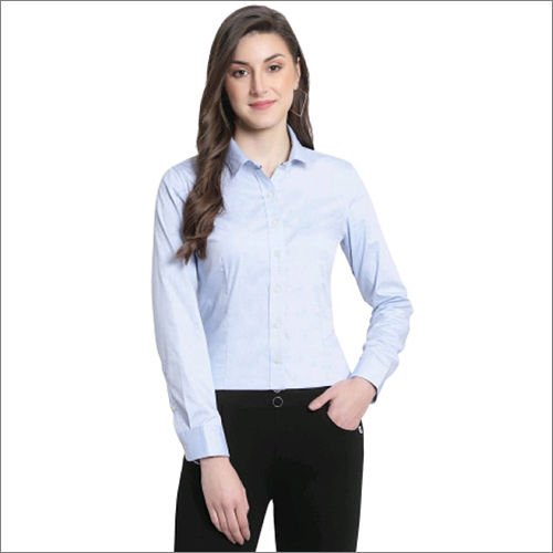 Light Blue Formal Female Shirt Chest Size: Different Size at Best Price ...