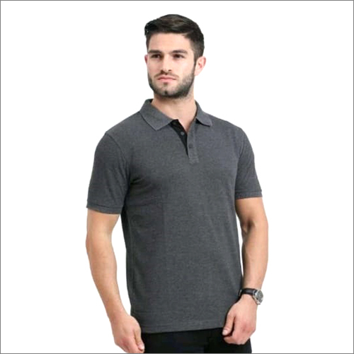 Mens Dark Grey Victory Polo T-Shirt Age Group: Adult