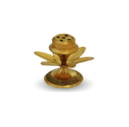 Brass Lotus Shape Agar batti Holder Stand
