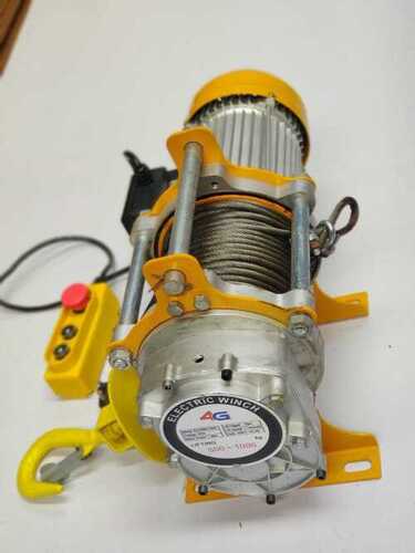 Single Phase Kcd Electric Winch Length: 50  Meter (M)