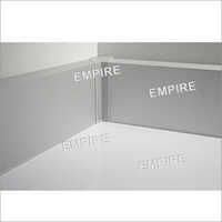 Matte Finish Aluminium Line Skirting Profile