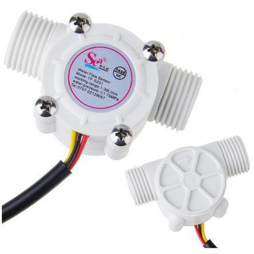 1/2'' Water Flow Sensor Or Fluid Flowmeter Control Switch For Arduino Raspberry And Other Mcu Model-YF-S201