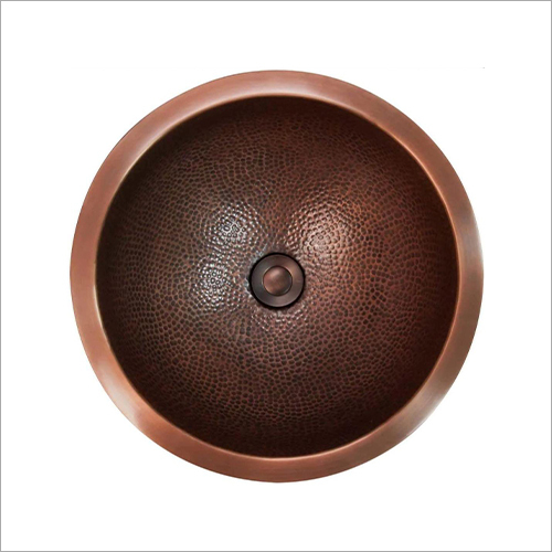 Metal Copper Wash Basin Polished