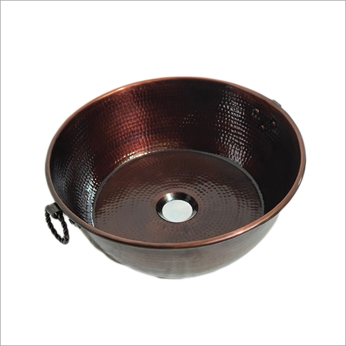 Metal Copper Wash Basin With Handle at Best Price in Moradabad Remac