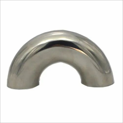 Silver Stainless Steel Dairy Bend Elbow