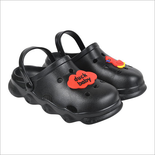 Black EVA Baby Clogs