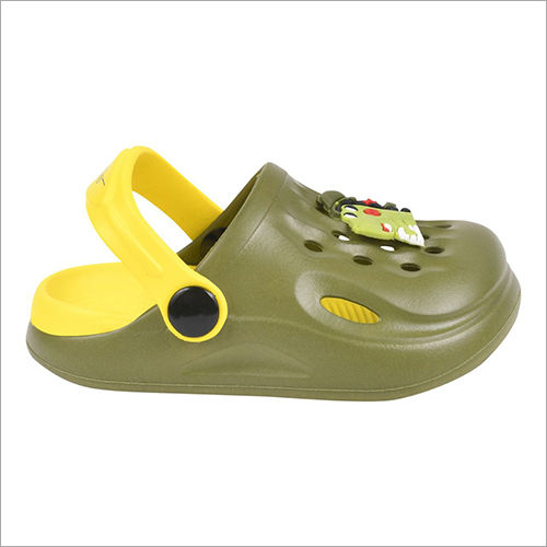 Baby Yellow And Green EVA Clogs