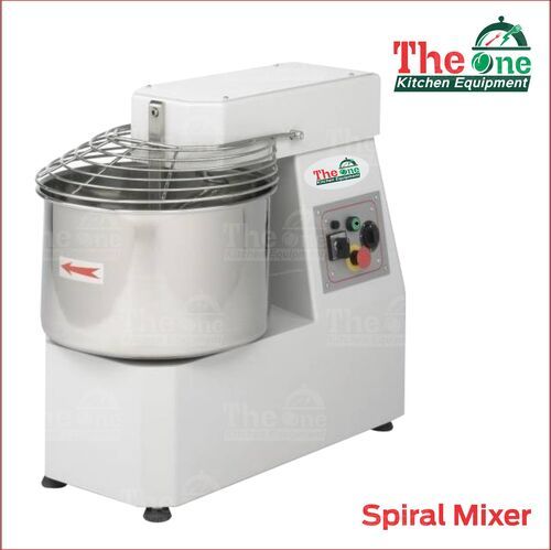 Spiral Mixer - Stainless Steel, 40-60 Ltr Bowl Capacity , Silver Color, Semi Automatic, Electric Power