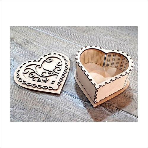 Decorative Heart Box Laser Cutting Services