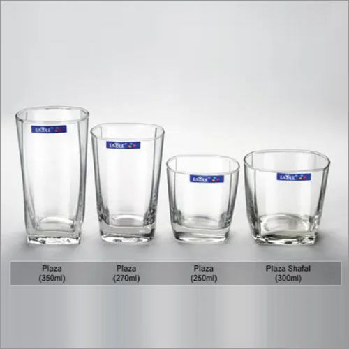 Transparent Plaza Glass Tumbler