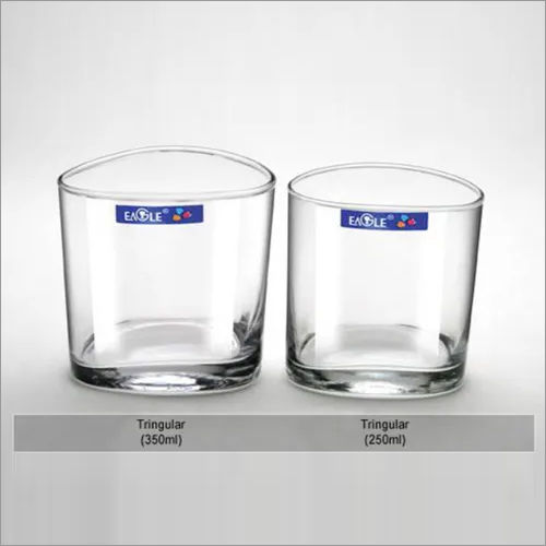 Tringular Glass Tumbler