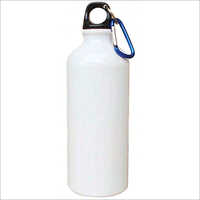 Sublimation 750 Ml Metal Sipper Bottle - Metal, 750 Ml, White | Round Shape Design, Perfect For Hydration On-the-go
