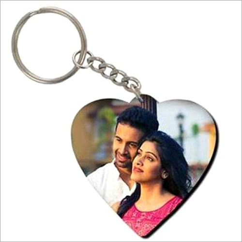 Subliamtion MDF Sublimation Heart Shape Keychain