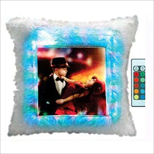 White Sublimation Led Cushion Cover With Remote