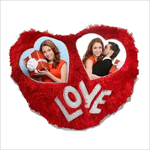 Sublimation Big Heart Fur Cushion