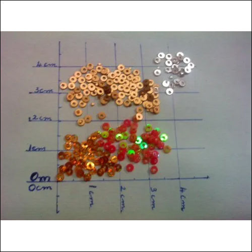 2mm Sequins from Waste Plastic