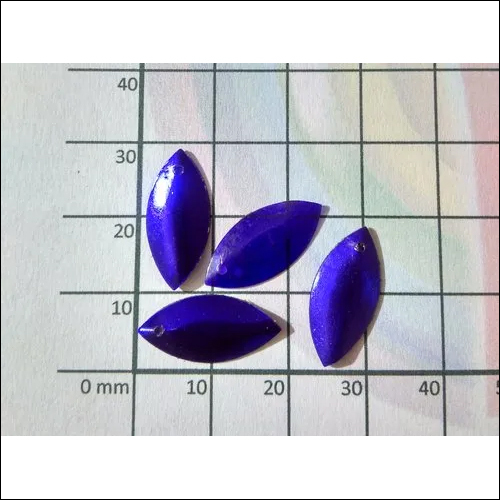 Curved Marquise Eye Shaped Sequin. Kashti Tikki
