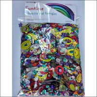 Colourful Mix Confetti Sequins - Material: Plastic