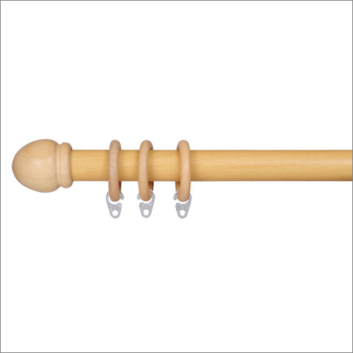 Italian Wooden Collection Designer Curtain Rods