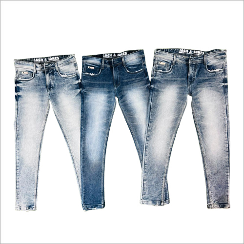 Men Denim Jeans - 100% Pre-Shrunk Cotton Slim Fit Washable Plain Dyed | Ideal for All Seasons Stretchable and Cozy Comfort