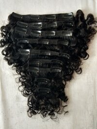 Raw Curly Wavy Hair Clip Ins