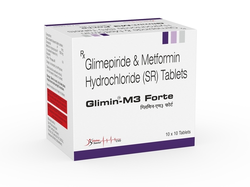Glimepiride and Metformin HCl (SR) Tablets (3mg /1000mg)