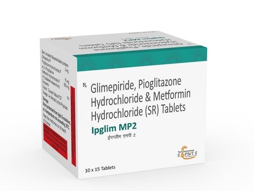 Glimepiride Pioglitazone HCl and Metformin HCl (SR) Tablets (2mg/15mg/500mg)