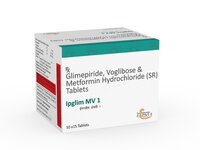 Glimepiride/Voglibose and Metformin HCl (SR) Tablets (1mg/0.3mg /500mg)