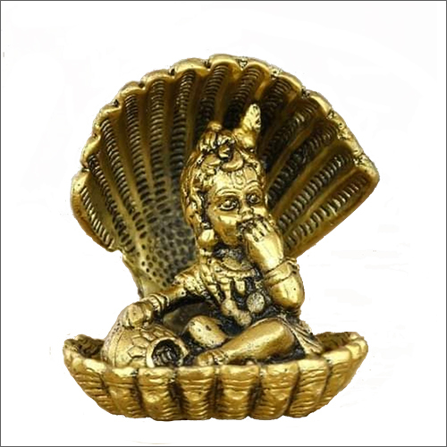 Gold Plated Bal Krishna Statue