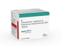 Glimepiride/Voglibose and Metformin HCl (SR) Tablets ((2mg /0.3mg /500mg))