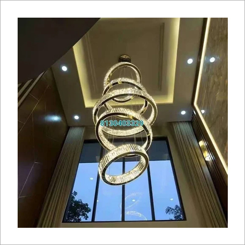 Ring Modren Crystal Hanging Chandelier Application: Home