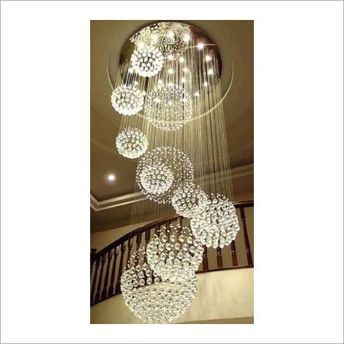 Staircase Crystal Chandelier Application: Home