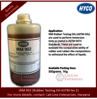 IRM Rubber testing Oils ASTM Oil D471