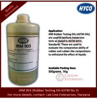 IRM Rubber testing Oils ASTM Oil D471