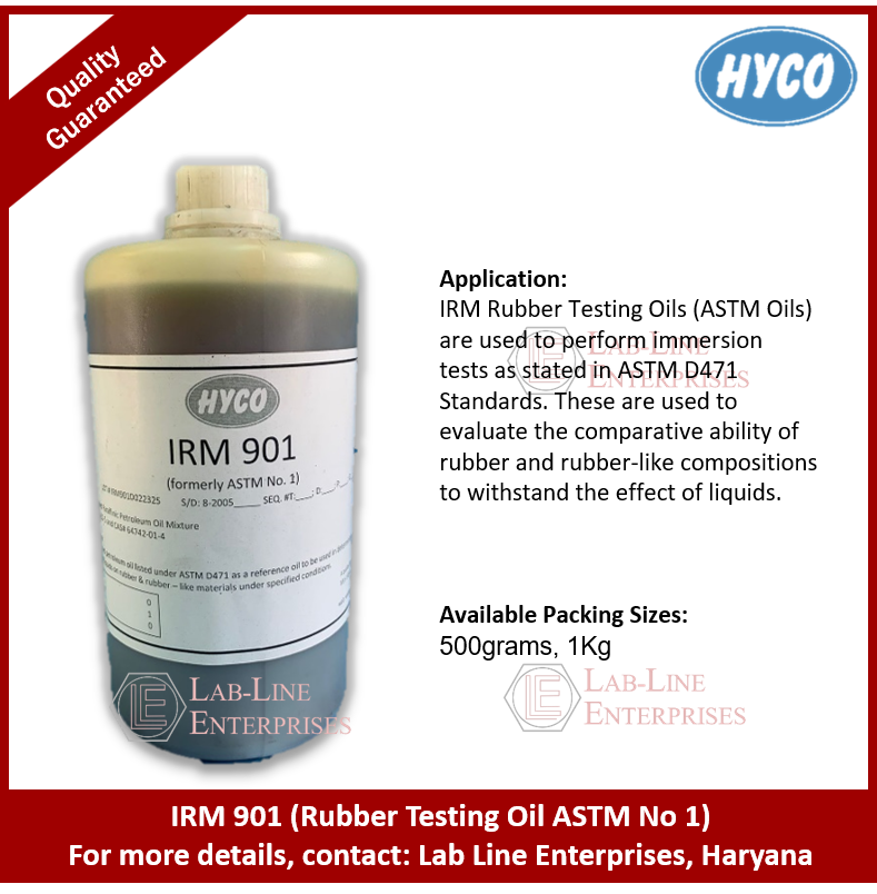 IRM Rubber testing Oils ASTM Oil D471