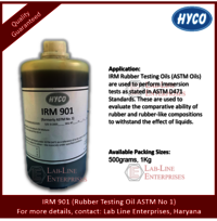 IRM Rubber testing Oils ASTM Oil D471