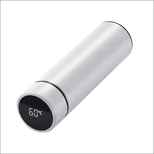 Stainless Steel White Temperature Bottle