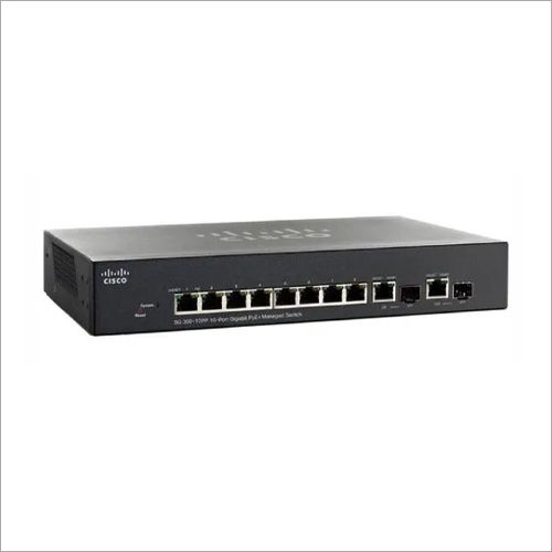 Cisco Sg30010Ppk9 Network Switch Port: Ethernet