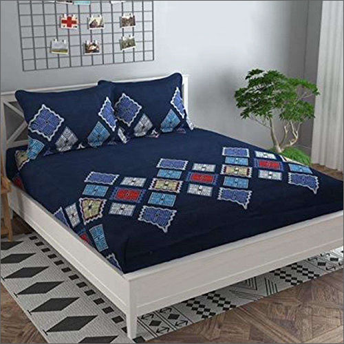 Washable Printed Cotton Double Bed Bed Sheet