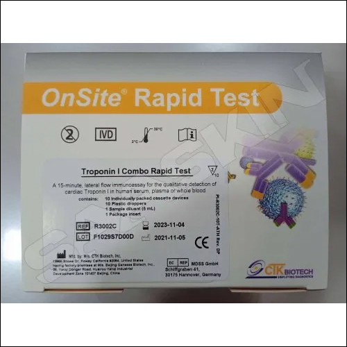 OnSite Troponin I Combo Rapid Test