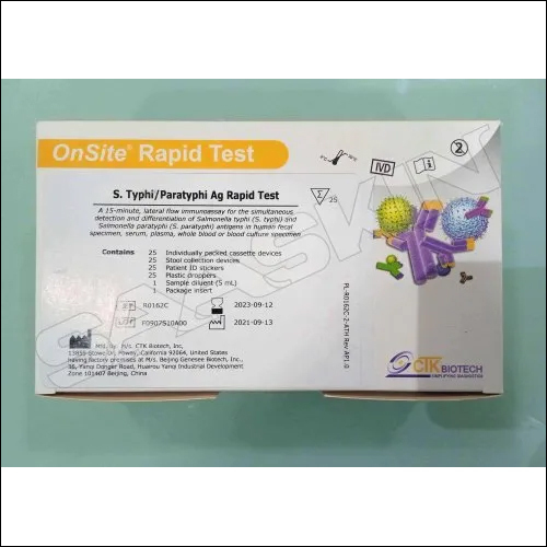 OnSite S.Typhi Paratyphi Ag Rapid Test