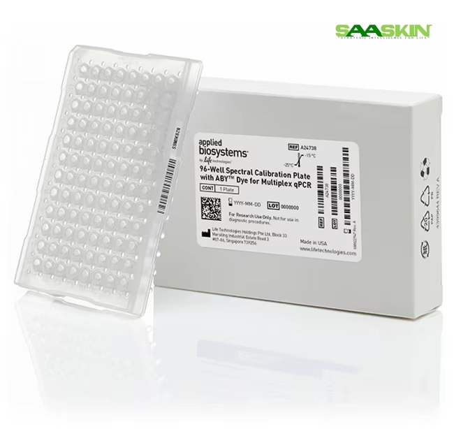 Thermo Fisher Applied Biosystems ABY Dye Spectral Calibration Plate for Multiplex qPCR, 96-well