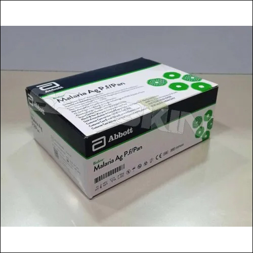 Bioline Malaria Ag P.f Pan - Rapid Test for Whole Blood, 99.7% Sensitivity | 24-Month Shelf Life, Result in 15 Minutes