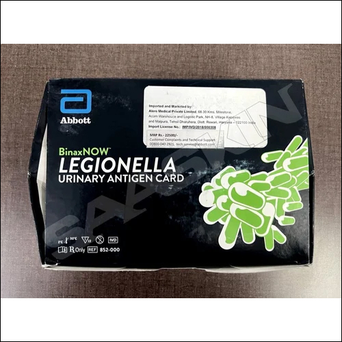 BinaxNOW LEGIONELLA URINARY ANTIGEN CARD