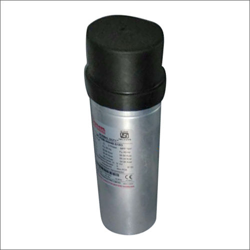 Silver-Black 250V Single Phase Cylindrical Capacitor