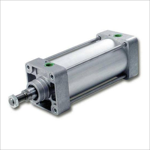 Silver Industrial Pneumatic Cylinder