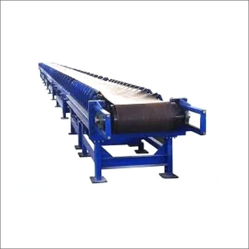 Black Industrial Flat Belt Conveyor