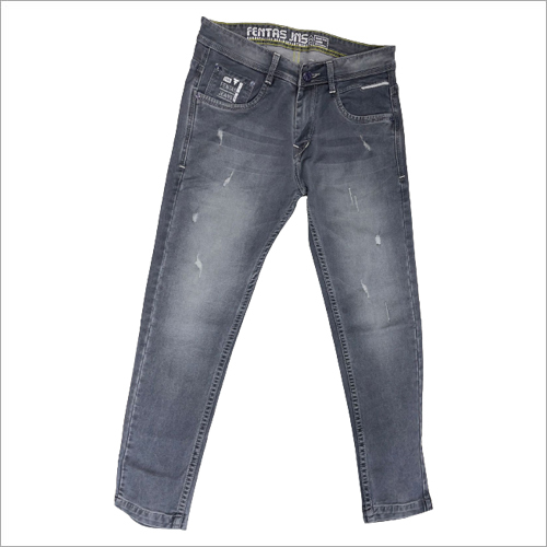 Men Ankle Fit Denim Jeans