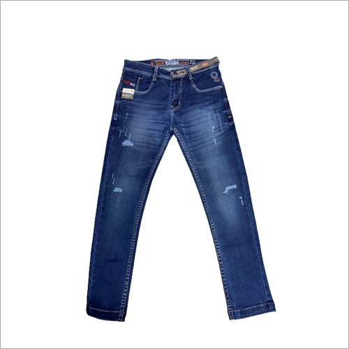 Men Damage Denim Jeans